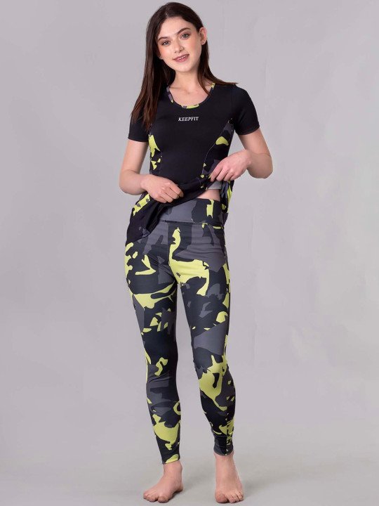 Women's Camouflage Printed 2-Piece Padded Swimset - Image 6
