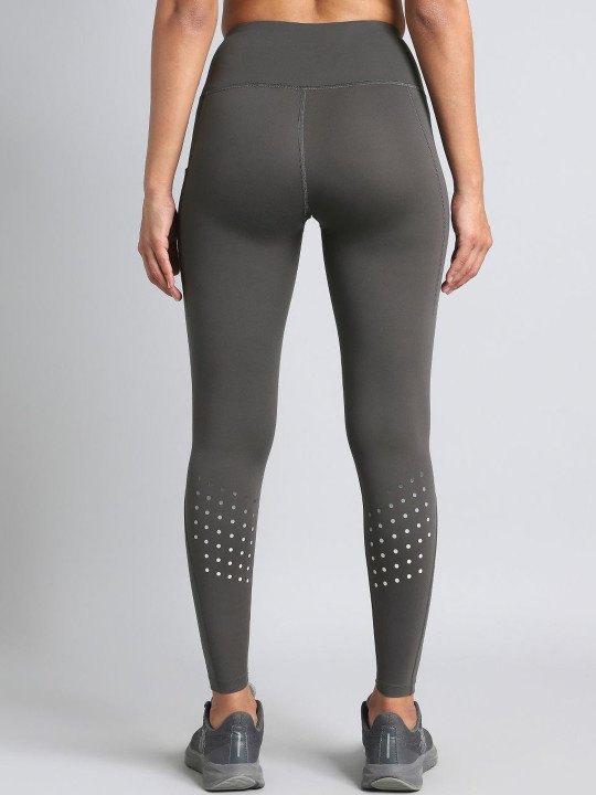Women's Dark Grey Ultimate Run COMFlex Tights - Image 3