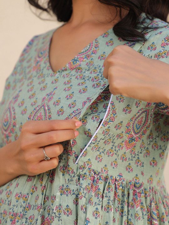 Printed Maxi Nightdress - Image 2