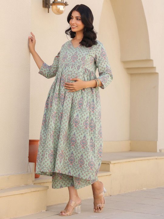 Printed Maxi Nightdress - Image 3