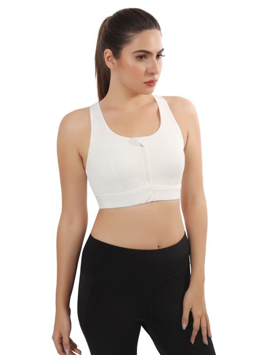 Full Coverage Lightly Padded Sports Bra With Anti Bacterial - Image 2