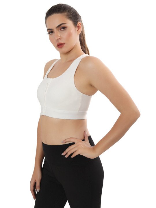 Full Coverage Lightly Padded Sports Bra With Anti Bacterial - Image 3