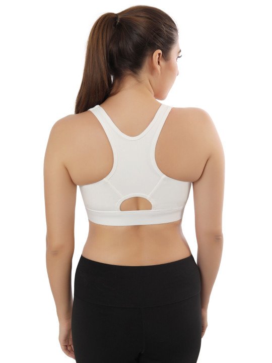 Full Coverage Lightly Padded Sports Bra With Anti Bacterial - Image 4