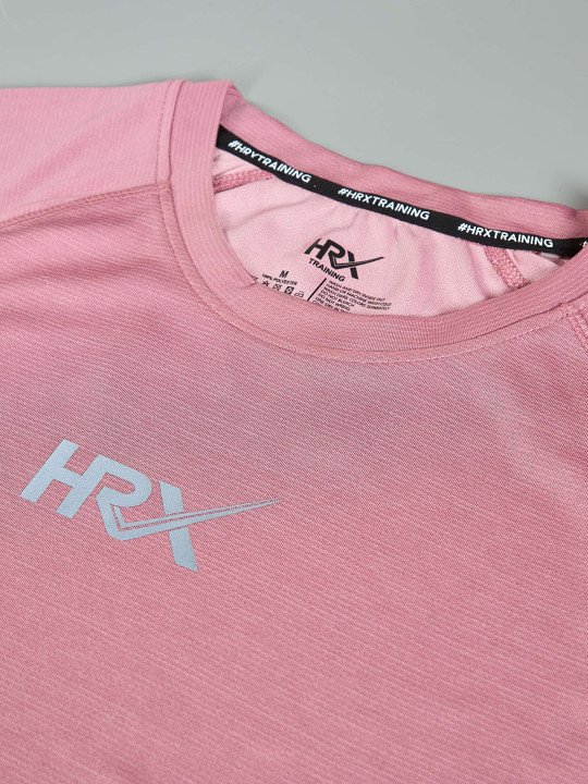Women Solid Round Neck T-shirt - Image 2