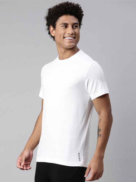 Men Soft Pure Cotton Round Neck Half Sleeve Tshirt - Image 2