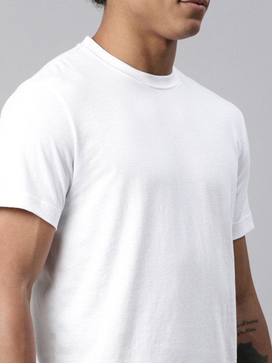 Men Soft Pure Cotton Round Neck Half Sleeve Tshirt - Image 6