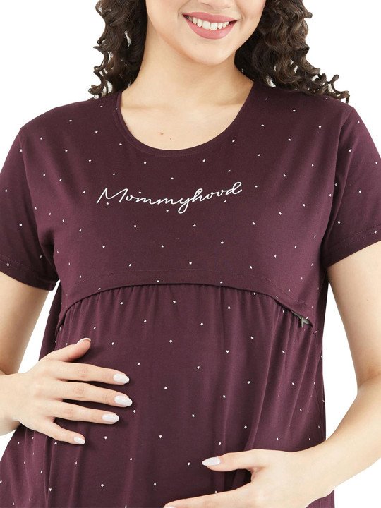 Printed Pure Cotton Maxi Nightdress - Image 2