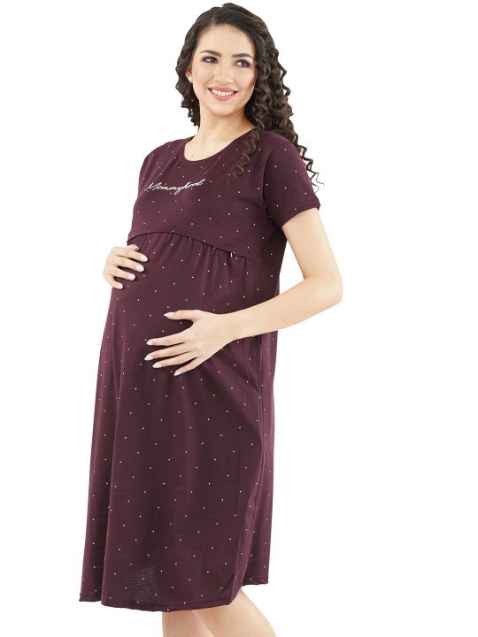 Printed Pure Cotton Maxi Nightdress - Image 3