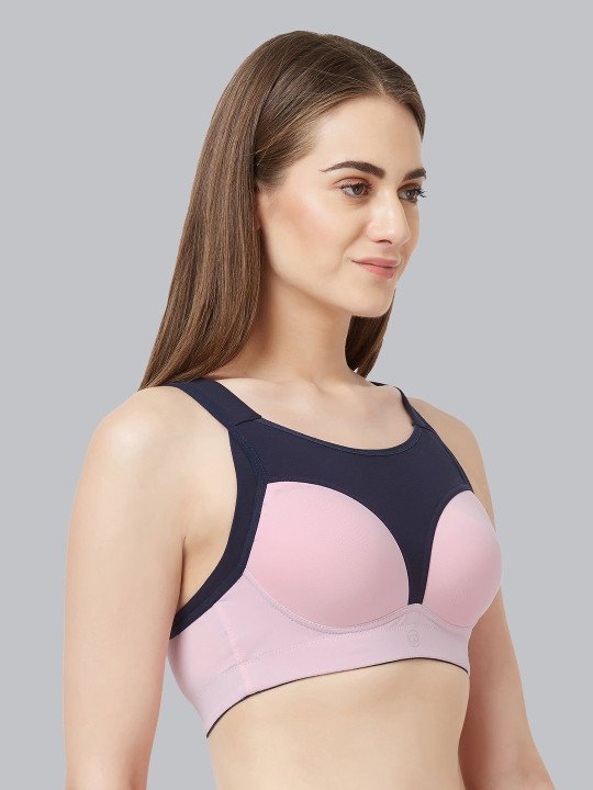Extreme Coverage High Impact Lightly Padded Non Wired Sports Bra - Image 3
