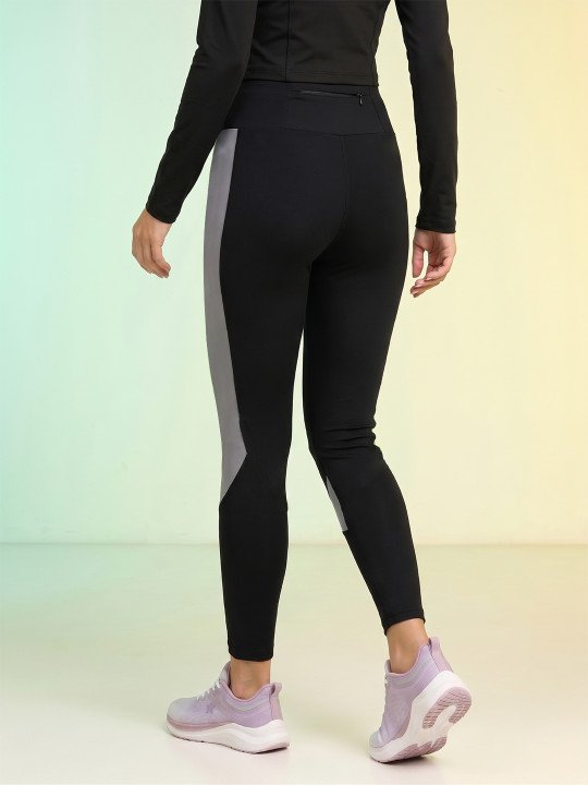 Women Colourblocked Rapid Dry Training Tights - Image 2
