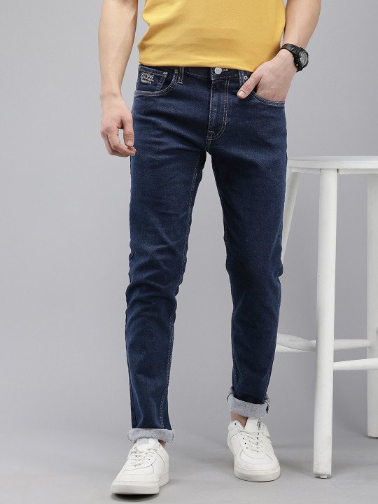 Men Brandon Slim Tapered Fit Light Fade Stretchable Jeans