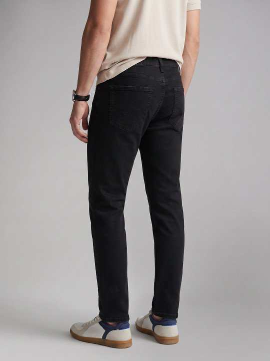 Men Cole Cropped Slim Fit Stretchable Jeans