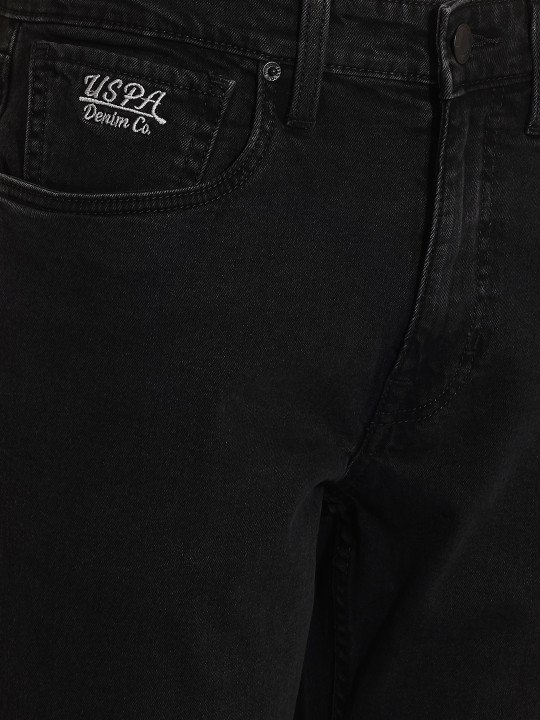 Men Cole Cropped Slim Fit Stretchable Jeans - Image 4