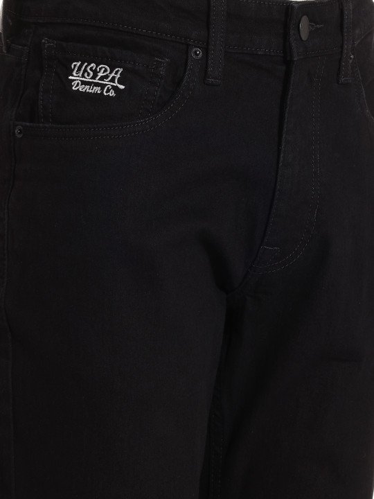 Men Slim Straight Fit Mid-Rise Jeans - Image 4