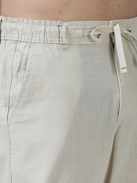 The Lifestyle Co Linen Relaxed-Fit Regular Trousers - Image 8