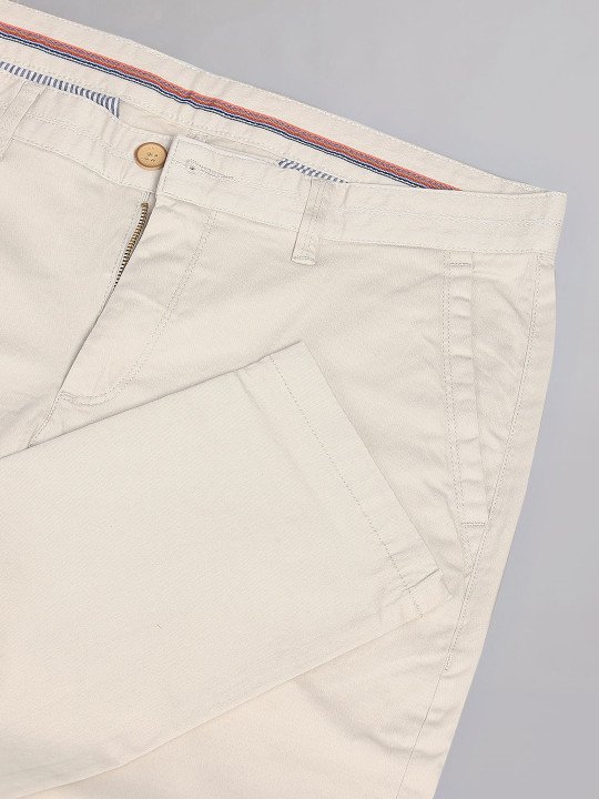 Solid Twill Casual Chinos - Image 6