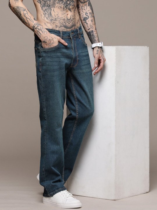 The Life Co. Men Bootcut Light Fade Jeans