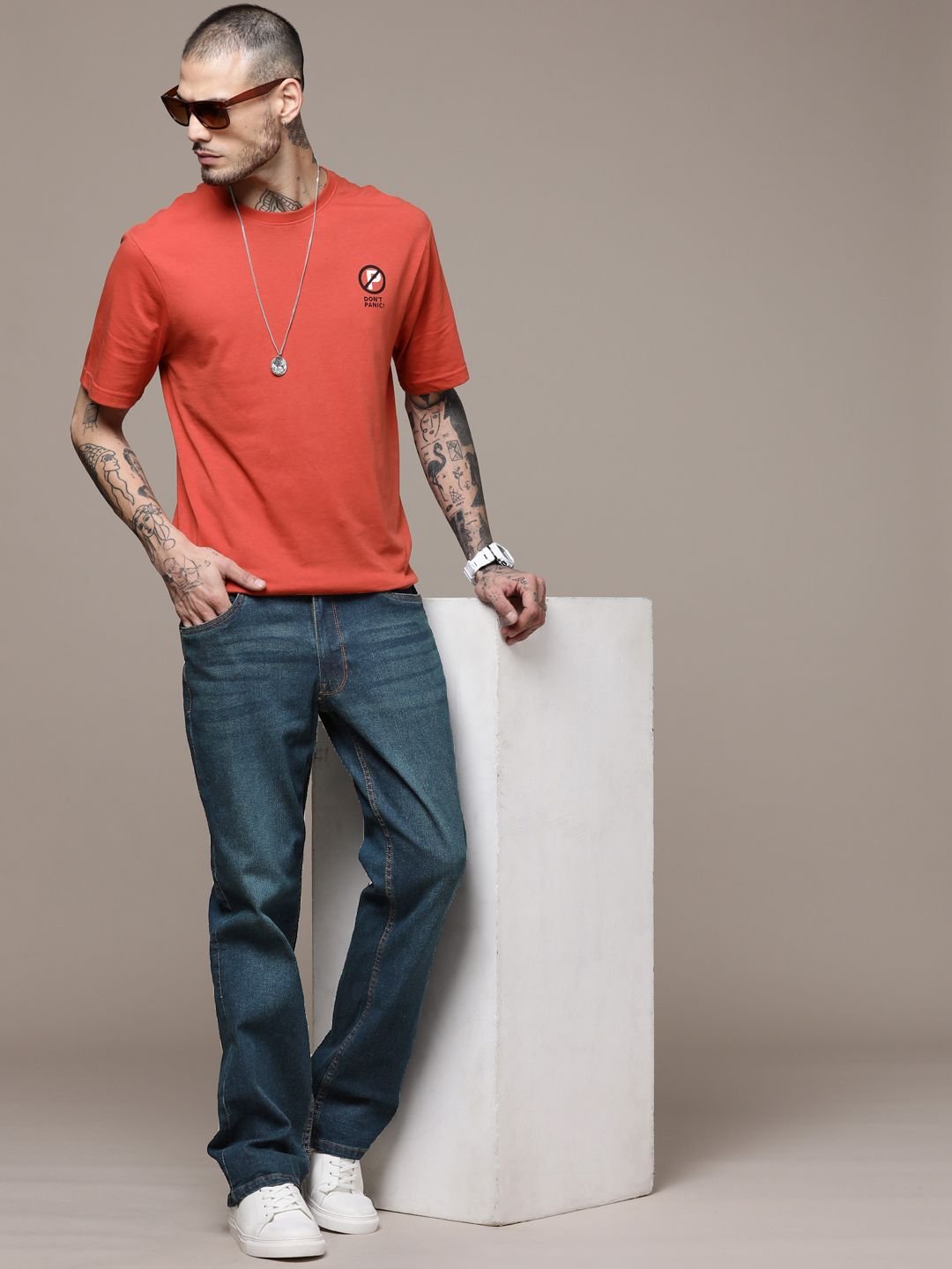 The Life Co. Men Bootcut Light Fade Jeans - Image 5
