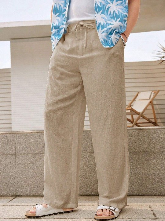 Men High-Rise Trousers - Image 2