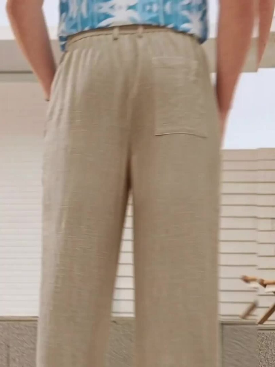 Men High-Rise Trousers - Image 3