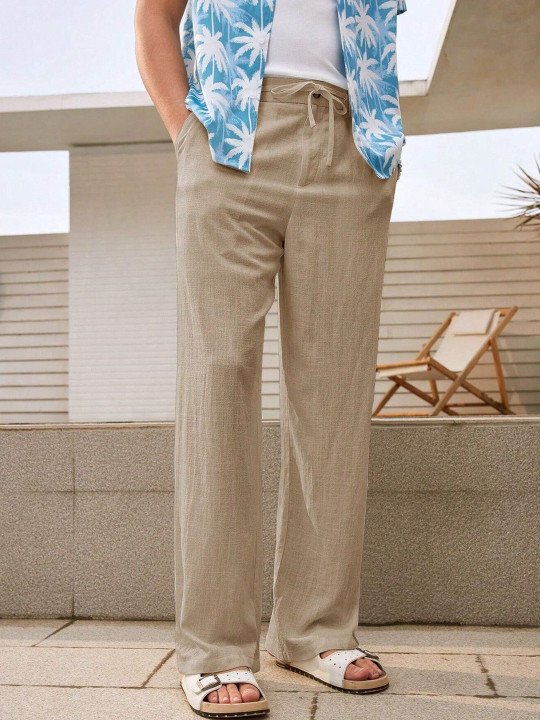Men High-Rise Trousers - Image 4