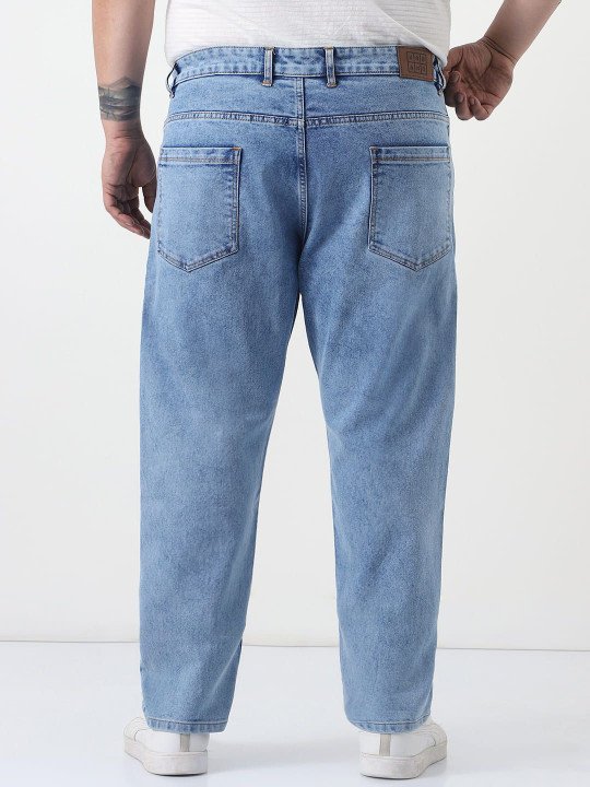 Men Slim Fit Washed Denim Stretchable Jeans - Image 3