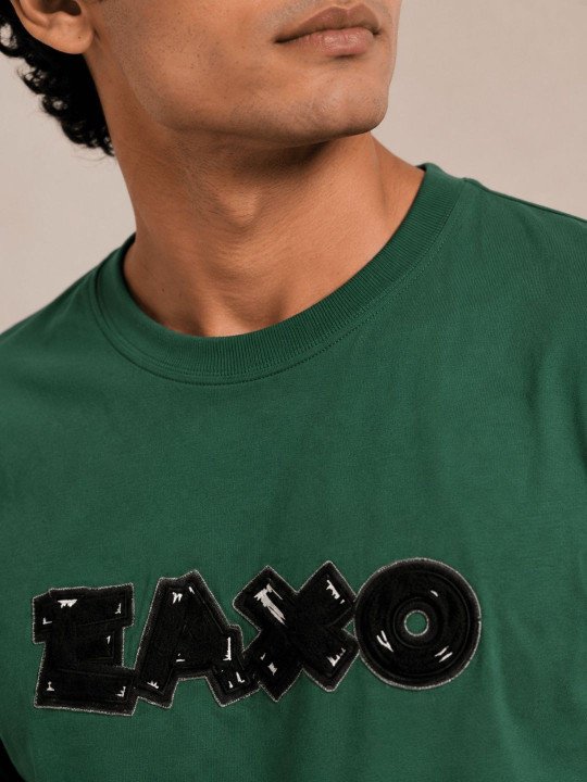 Men Typography Printed Cotton Regular Tshirt - Image 4