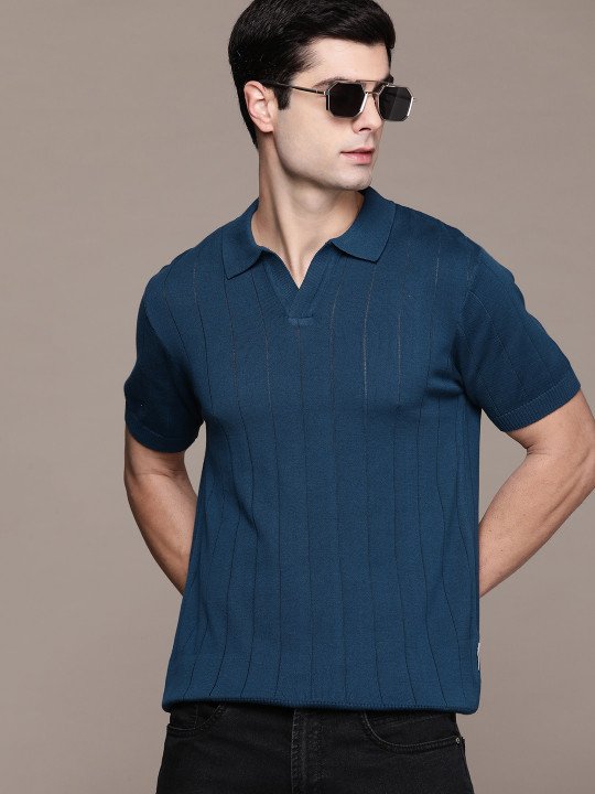 The Lifestyle Co. Ribbed Pure Cotton T-shirt