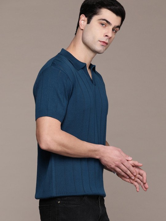 The Lifestyle Co. Ribbed Pure Cotton T-shirt - Image 4