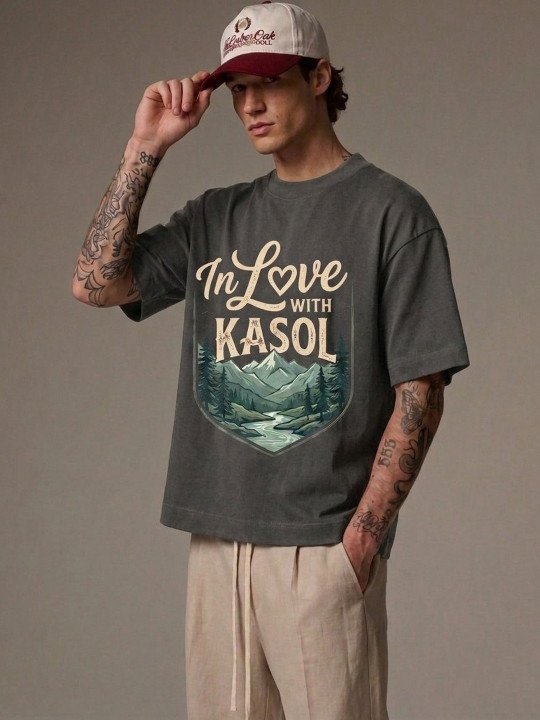 Men Typography Printed T-shirt - Image 4