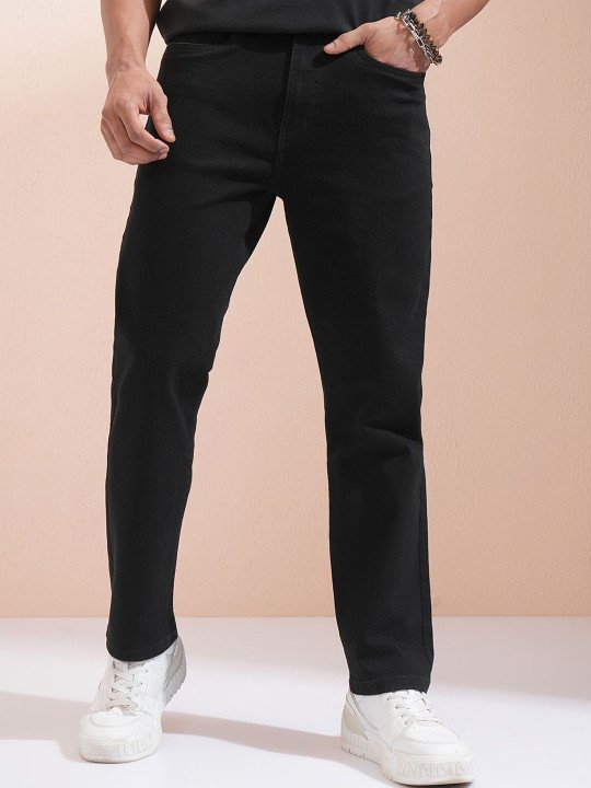 Men Straight Fit Stretchable Jeans