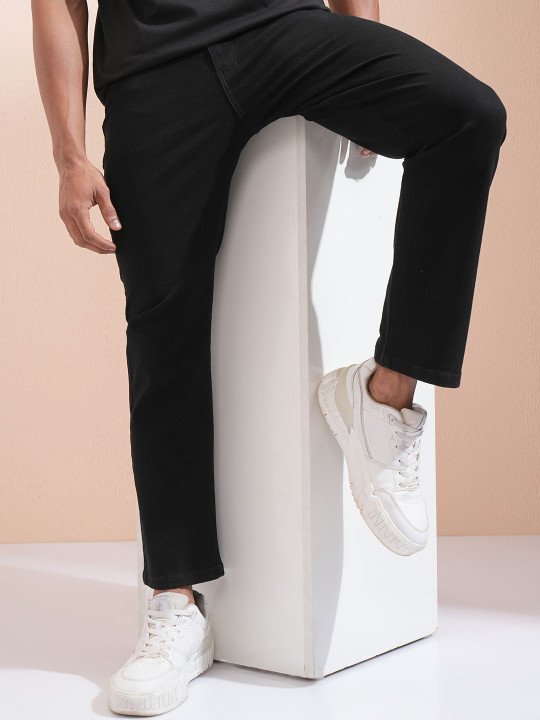 Men Straight Fit Stretchable Jeans - Image 4