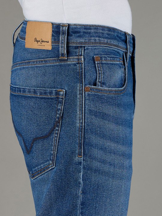 Men Holborne Straight Fit Mid-Rise Light Fade Stretchable Jeans - Image 5