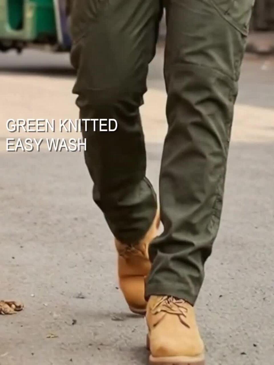 Men Trousers With Front & Back Same Pockets - Image 2