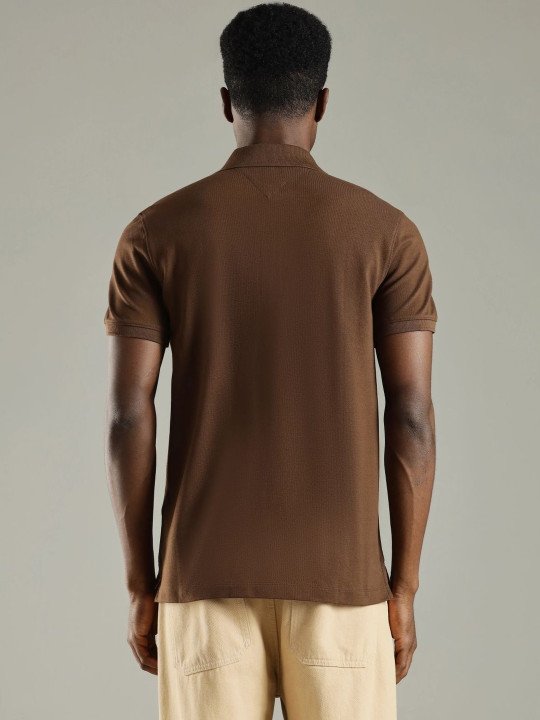 Men Brand Logo Polo Collar T-shirt - Image 2