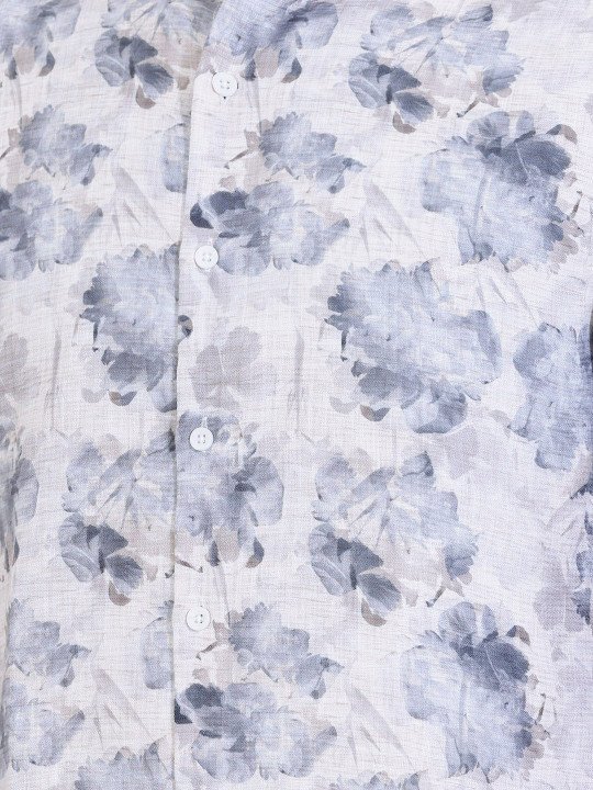 Floral Printed Pure Cotton Casual Shirt - Image 2