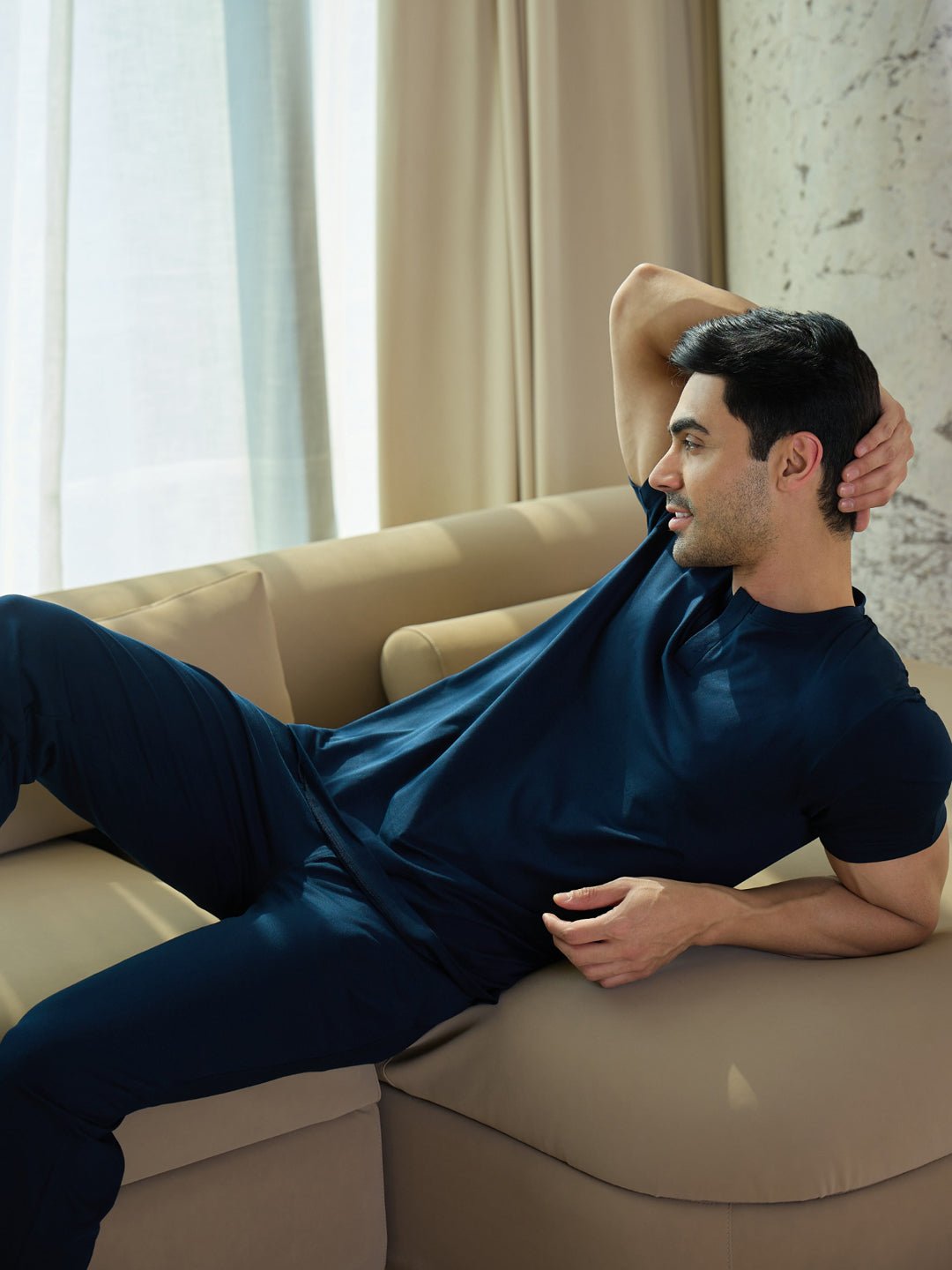 Classic Henley Pyjama Set - Image 3
