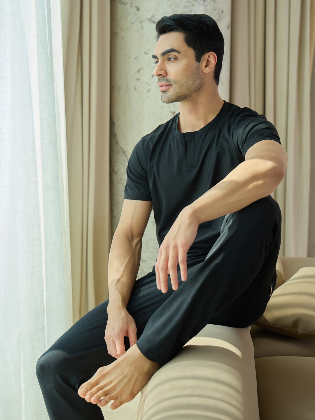 Classic Henley Pyjama Set - Image 4