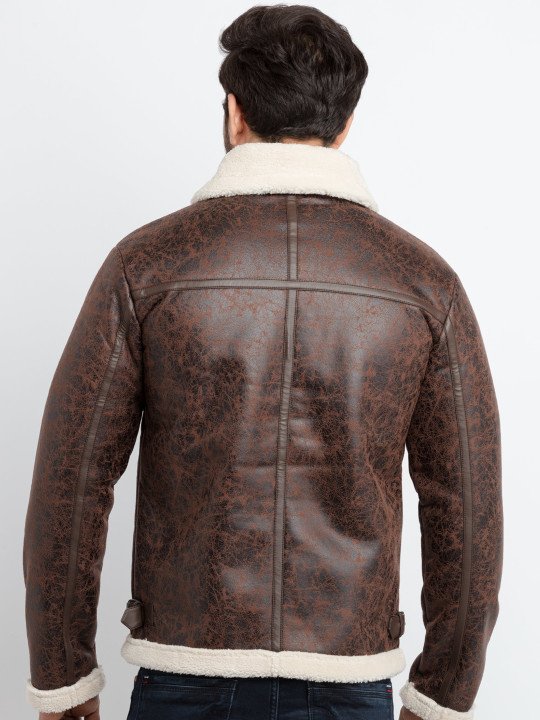 Men Tan Tailored Jacket - Image 3