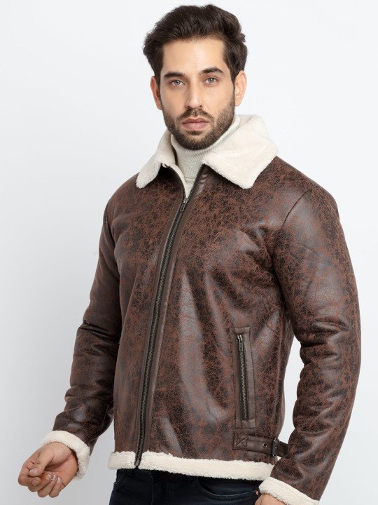 Men Tan Tailored Jacket - Image 2