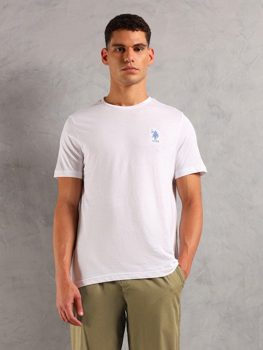 Men Brand Logo Printed Pure Cotton T-Shirt & Pyjamas - Image 4