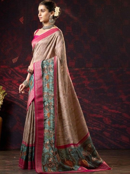 Ethnic Motifs Saree - Image 5