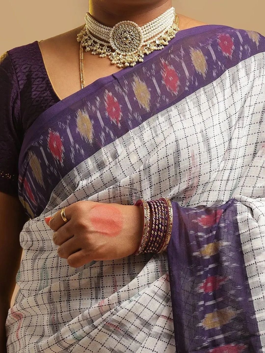 SEERE Pure Cotton Saree - Image 4