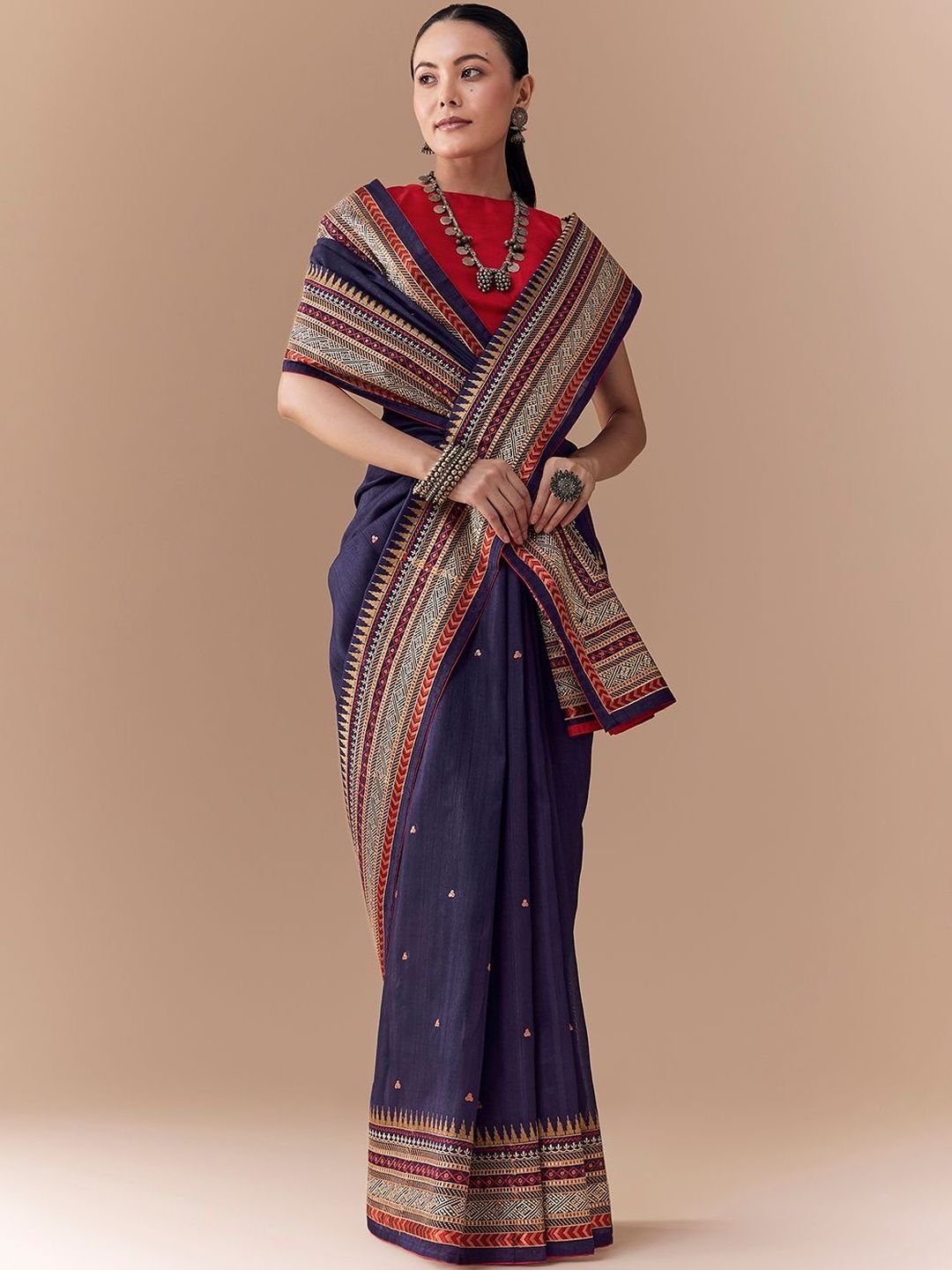 KALKI Fashion Woven Design Saree - Image 3
