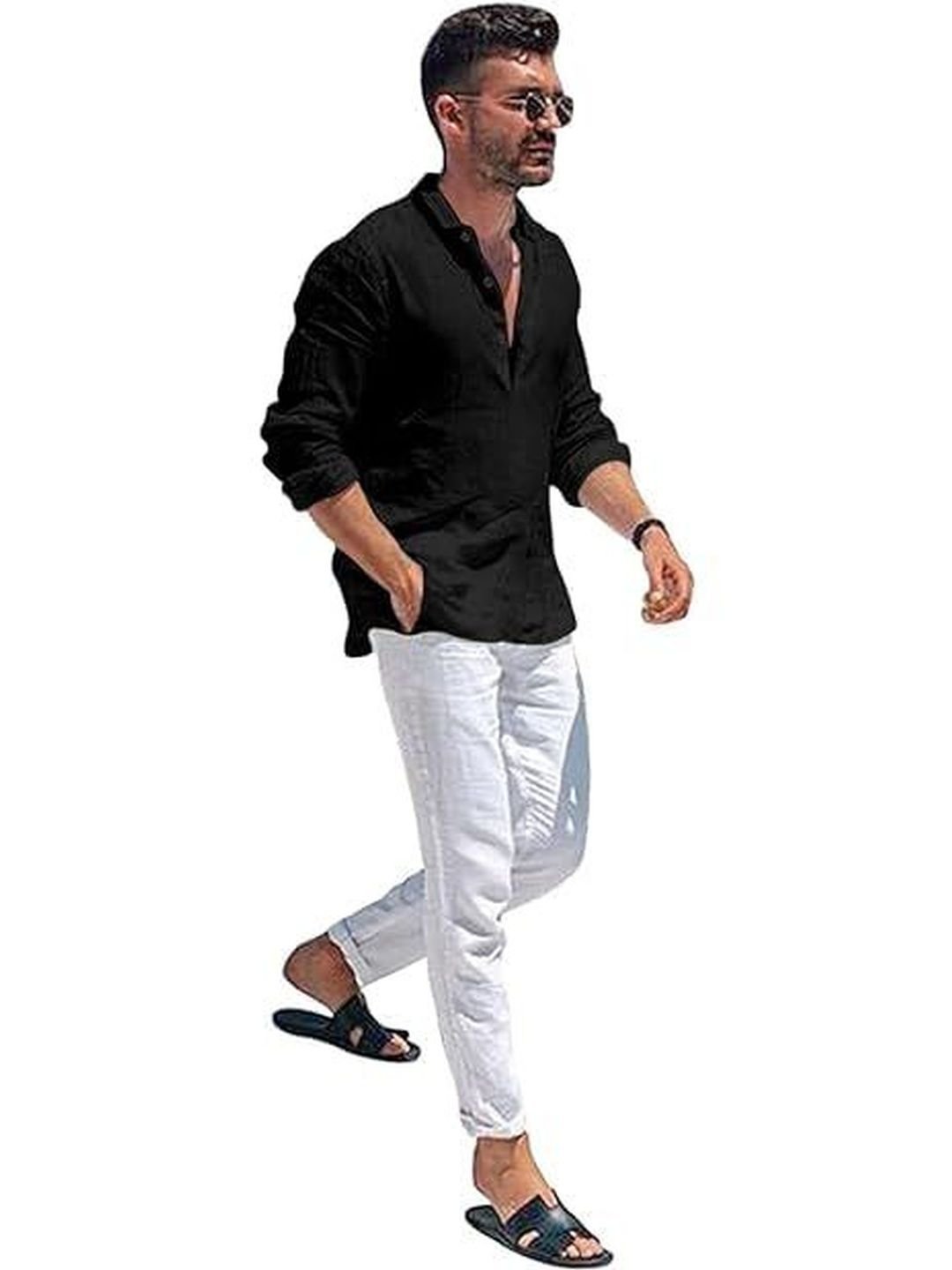 EdinWolf Men Anarkali Kurta