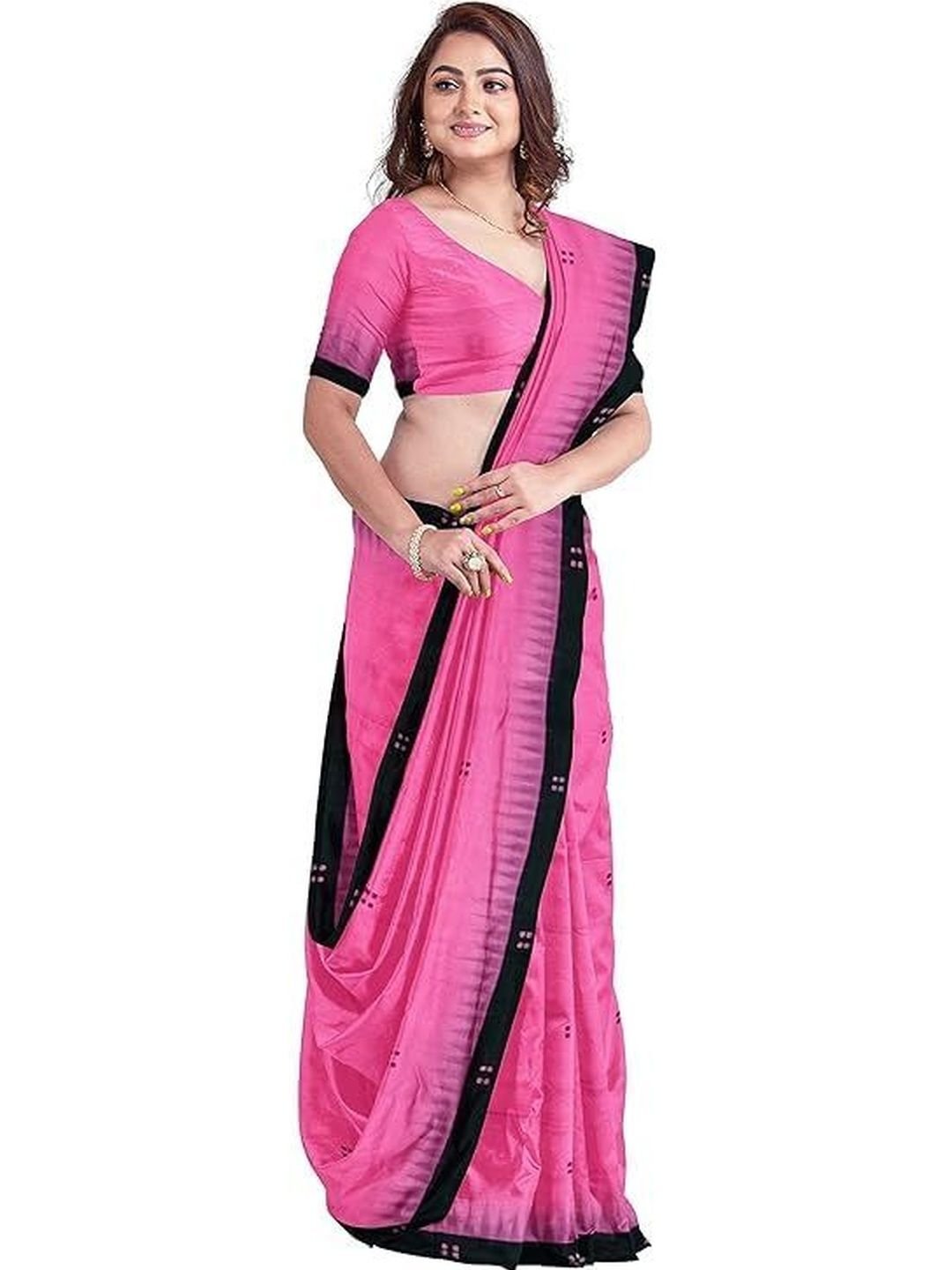 PARSWANATH CREATION Ethnic Motifs Pure Cotton Sambalpuri Saree - Image 4