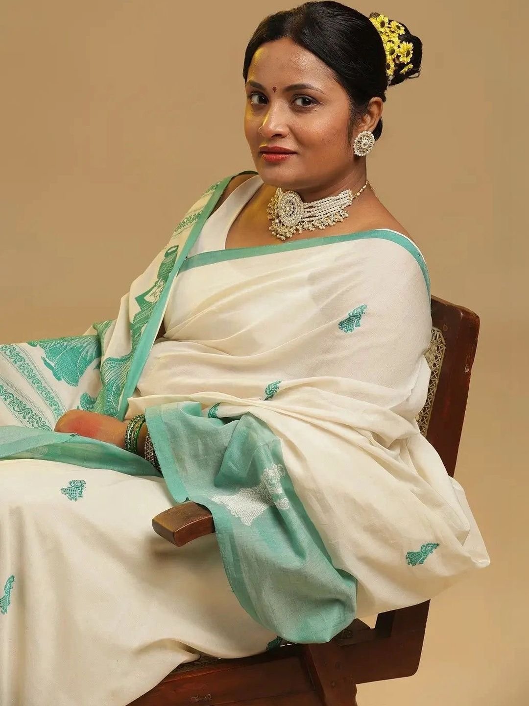 SEERE Pure Cotton Saree - Image 4