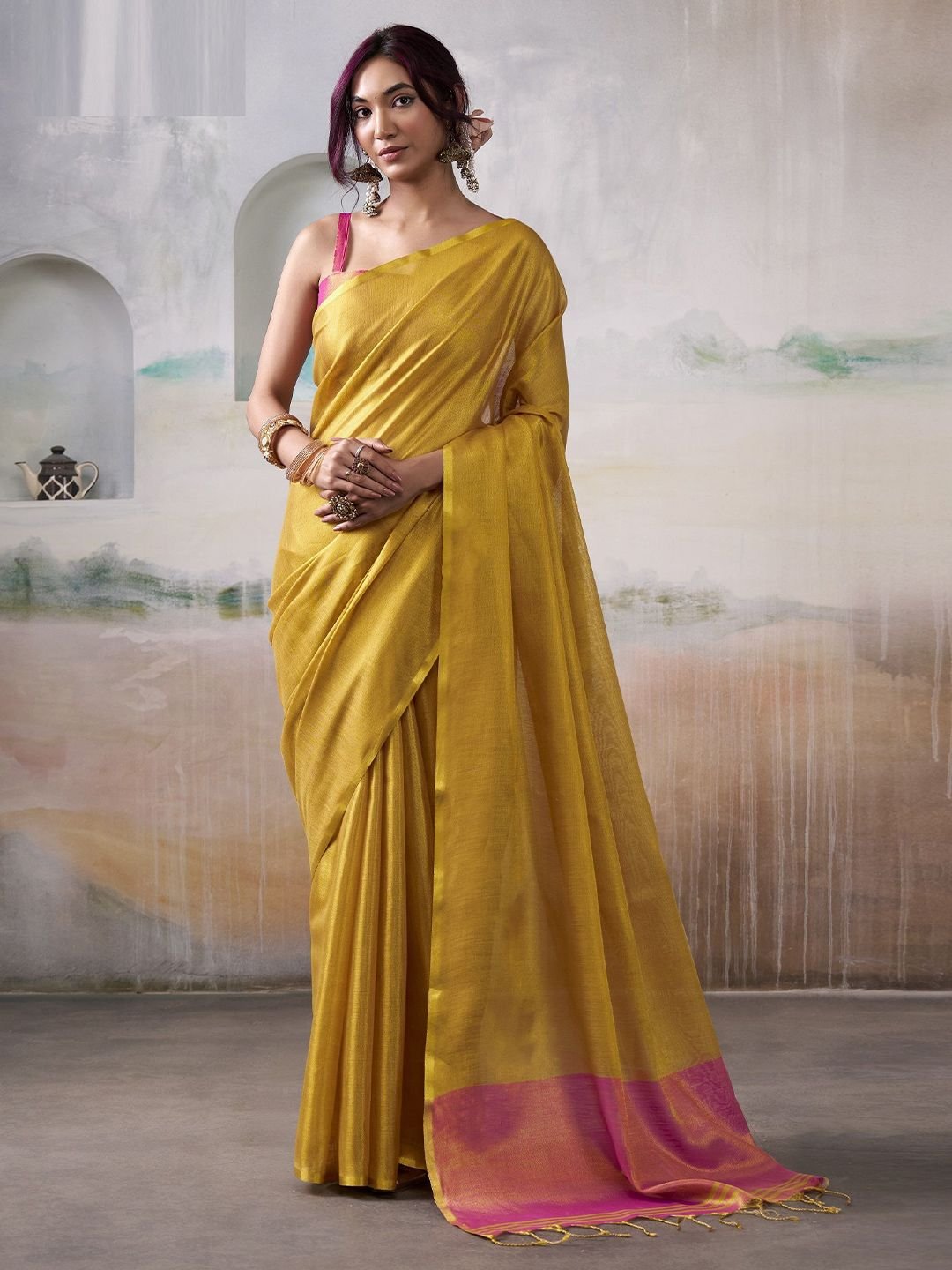 Zari Tissue Saree