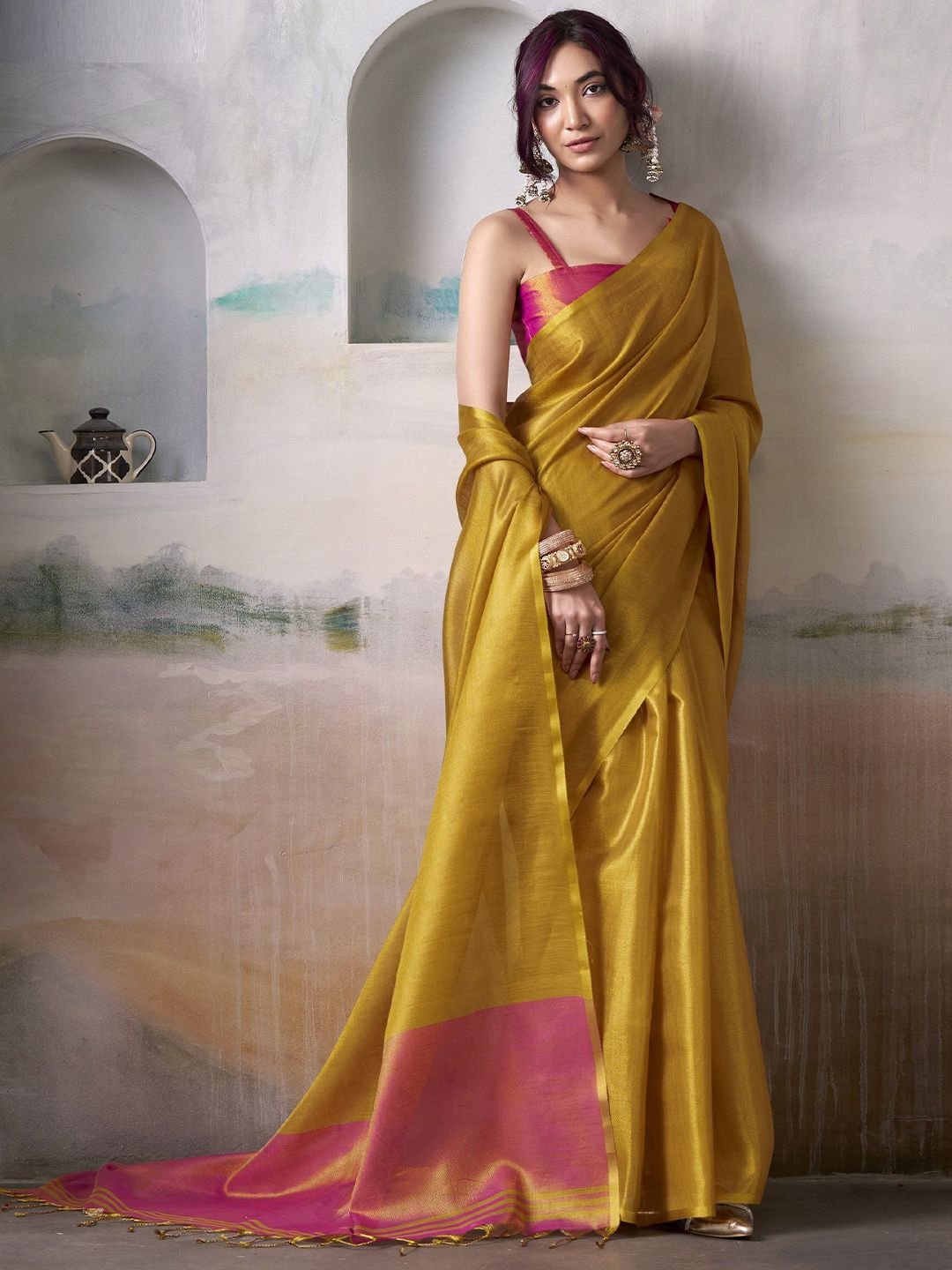 Zari Tissue Saree - Image 2
