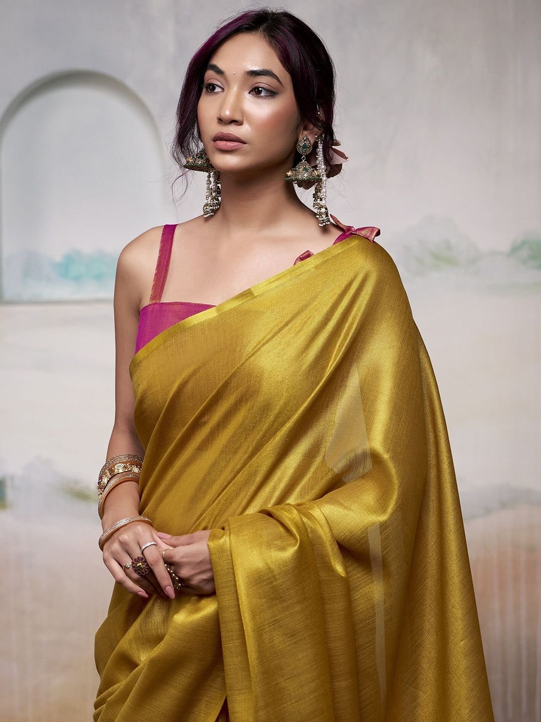 Zari Tissue Saree - Image 4